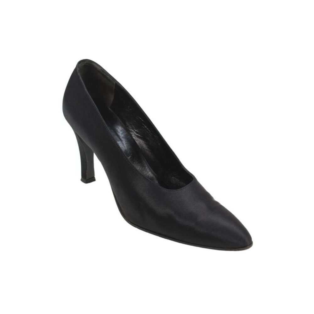 Robert Clergerie Womens Silk Pump Stiletto Heels Black Size 9